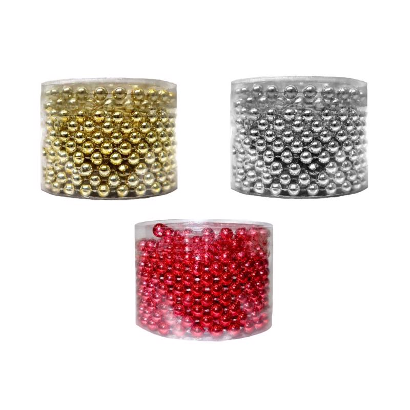 Celebrations 16 ft. L Beaded Garland, Pack of 24