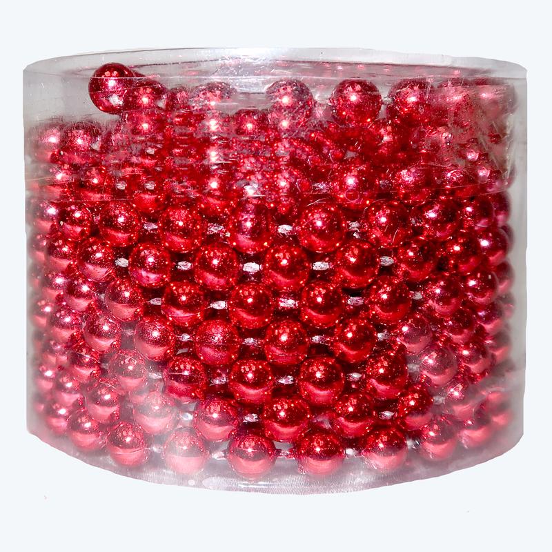 Celebrations 16 ft. L Beaded Garland, Pack of 24