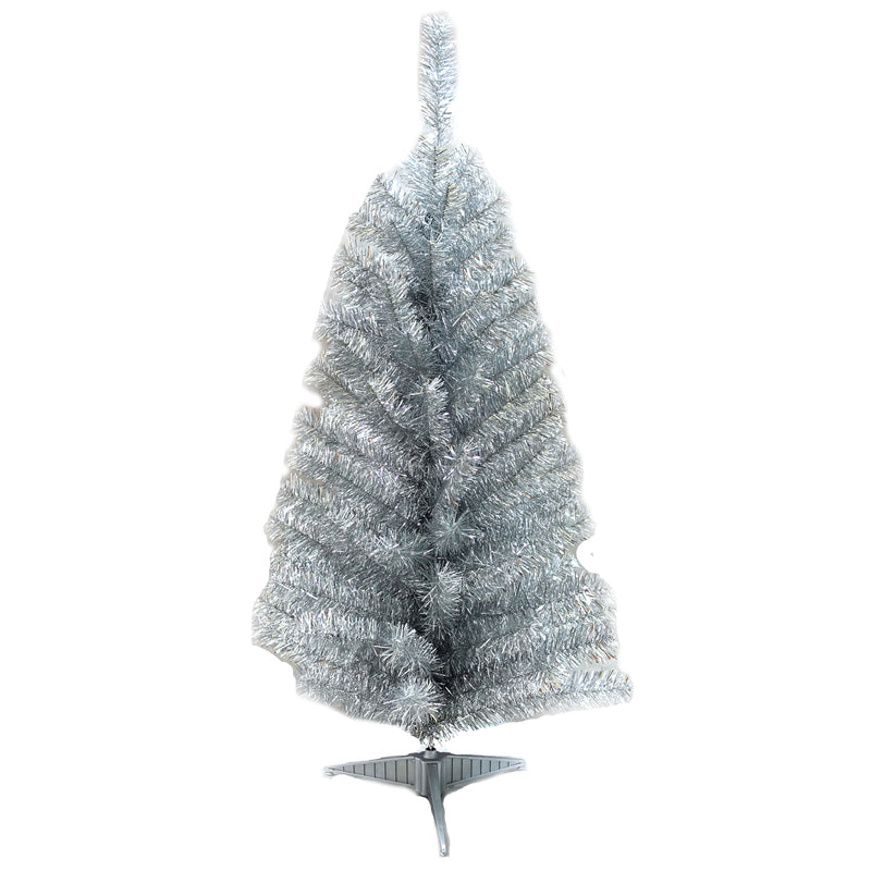 Celebrations Silver Christmas Tree 24 in., Pack of 8