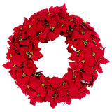 Celebrations Red Poinsettia Hanging Decor 24 in.
