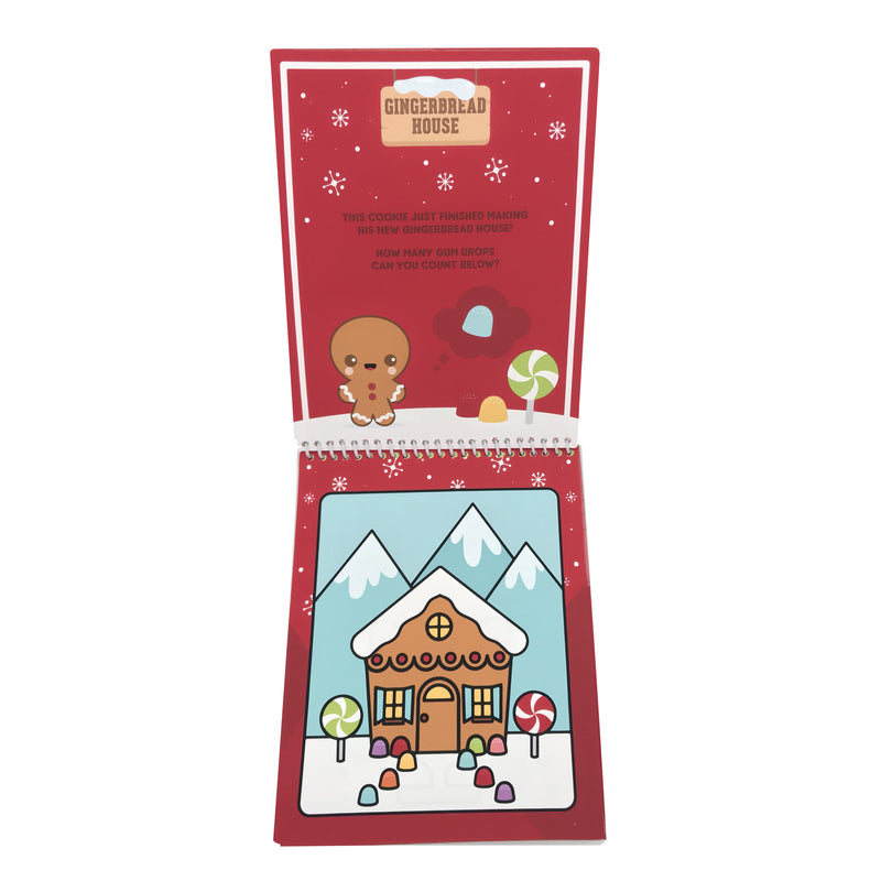 Scentco Water Magic North Pole Gingerbread Activity Book Multicolored 1 pc, Pack of 10