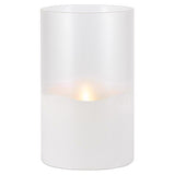 Everlasting Glow White No Scent Scent Flameless Hand Poured Candle, Pack of 6