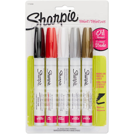 Sharpie Assorted Medium Tip Paint Marker 5 pk, Pack of 6
