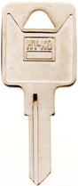 Hy-Ko 11010TM6 Key Blank, Brass, Nickel, For: Trimark Cabinet, House Locks and Padlocks, TM6 Key Number, Pack of 10