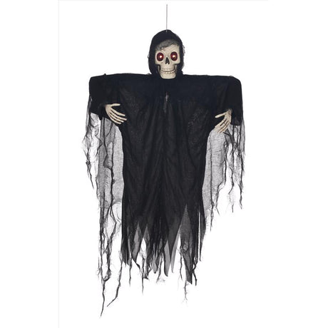 Seasons 39 in. Prelit Hanging Talking Ghoul Halloween Decor