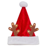 Dyno 17 in. Light-Up Antlers Santa Hat 1 pk, Pack of 12