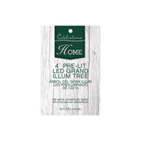 Celebrations 4 ft. Pencil LED 150 ct Grand Illum Color Changing Christmas Tree