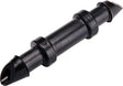 Raindrip 312010B Connector, 1/4 in Connection, Barb, Polypropylene, Black, 10/PK