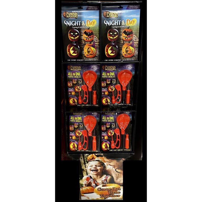 Pumpkin Masters Night and Day Carving & Decorating Kit 1 pk, Pack of 34