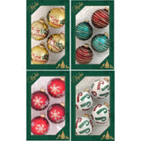 Christmas by Krebs Gold/Green/Red/White Ball Ornaments, Pack of 12