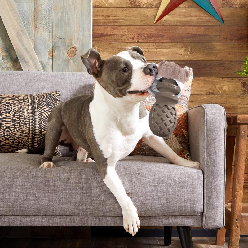 Bark Brown Plush PB Beaver Dog Toy 1 pk, Pack of 3