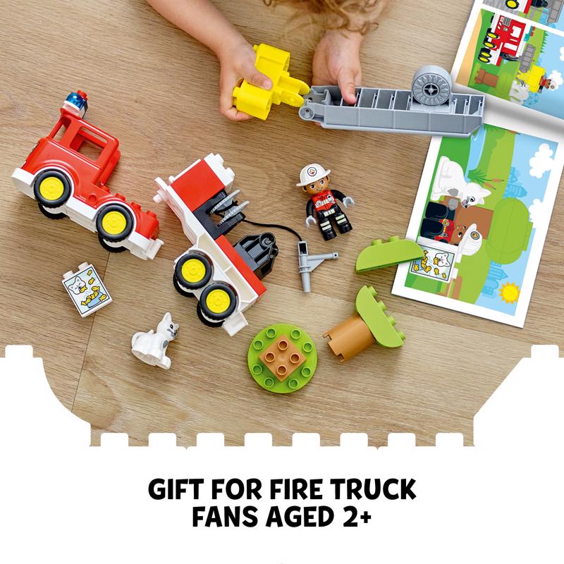 LEGO DUPLO 10969 DUPLO Fire Truck Multicolored 21 pc