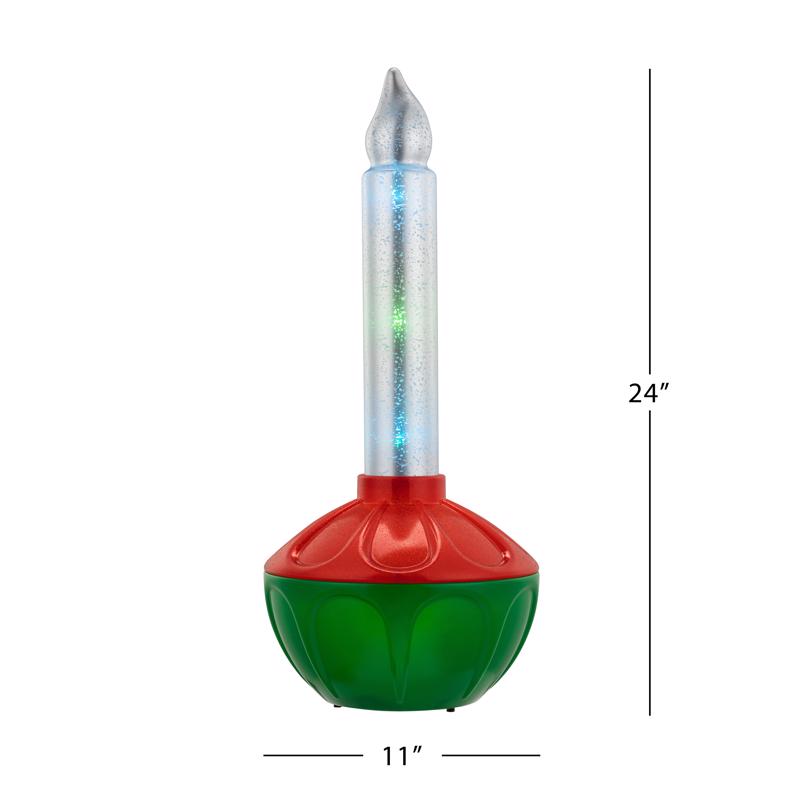 Mr. Christmas LED RGB Bubble Light 2 ft. Blow Mold