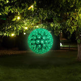 Celebrations LED Green Starlight Sphere 7.5 in. Hanging Decor
