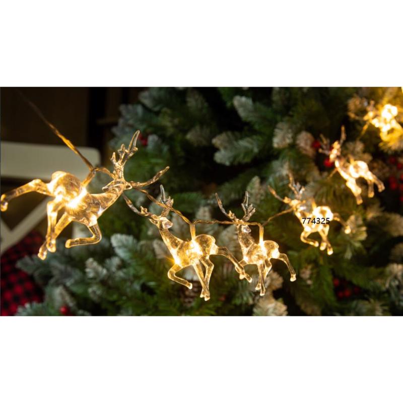 Celebrations LED Micro/5mm Warm White 10 ct String Christmas Lights 17.72 ft.