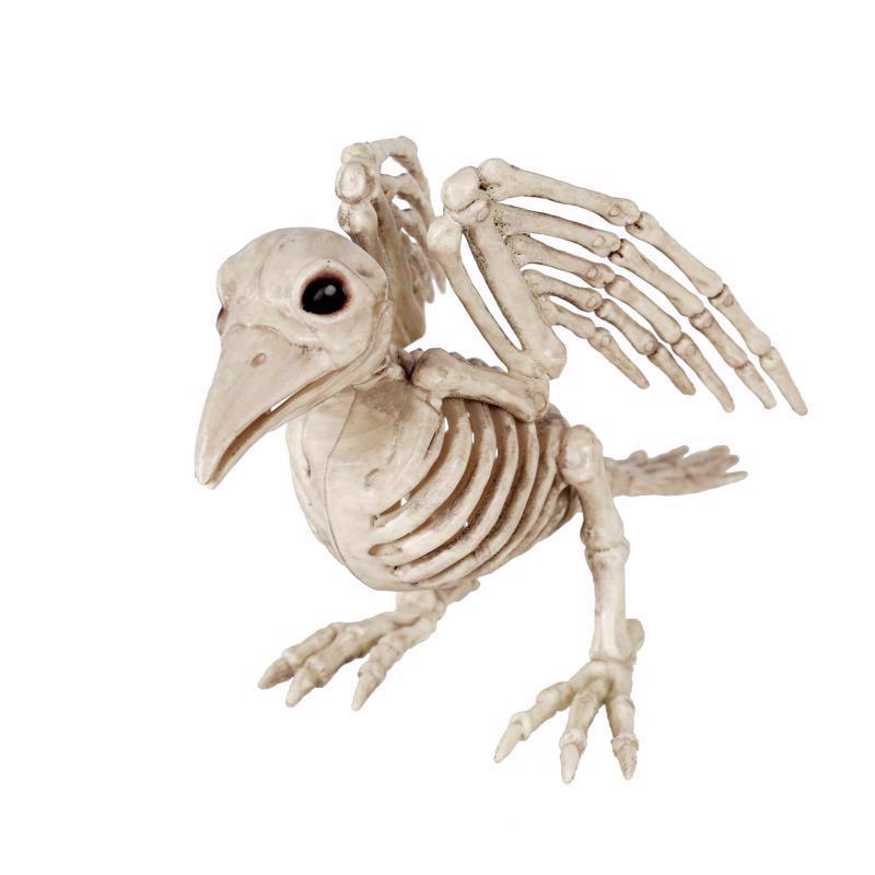 Seasons Bird Skeleton Halloween Decor