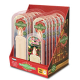 Gerson LED White Window Candle Cling Candle 7.5 in., Pack of 12