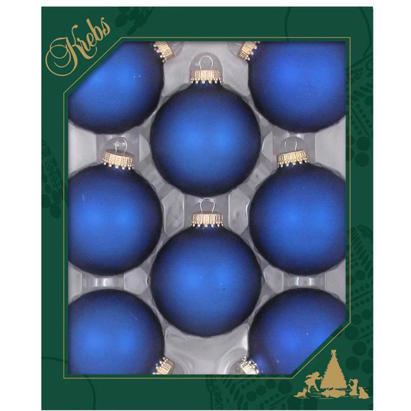 Christmas By Krebs Royal Velvet Ball Ornament 2-5/8 in., Pack of 12