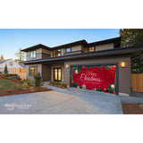 Garage Celebrations Merry Christmas and Happy New Year 7 ft. x 16 ft. Garage Door Cover