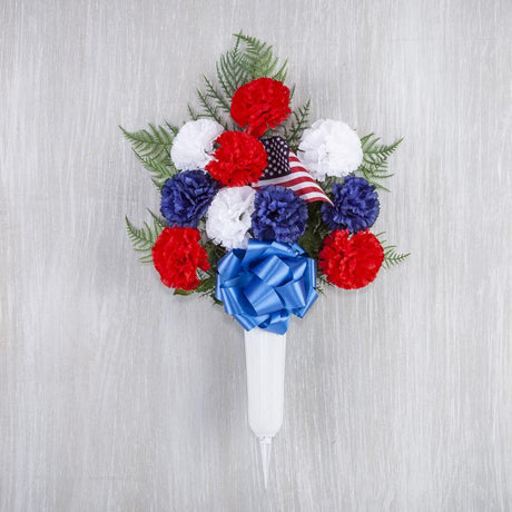 Gerson American Flag Porch Decor 1 pc, Pack of 12