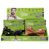 Lotsa Lights LED Multicolor Christmas Bow 5 in., Pack of 24