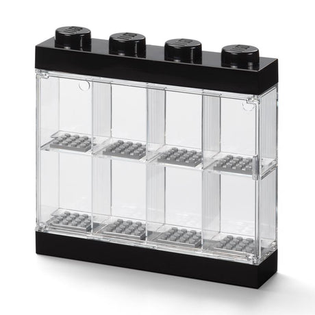 LEGO Minifigure Display Case Black