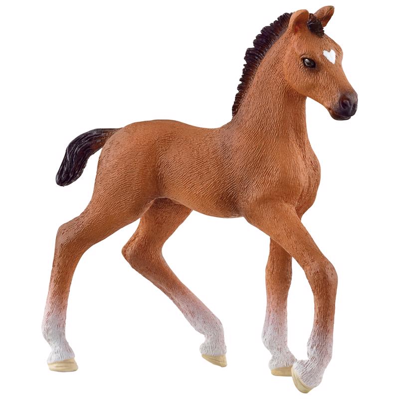Schleich Oldenburg Foal Horse Figurine Brown, Pack of 5
