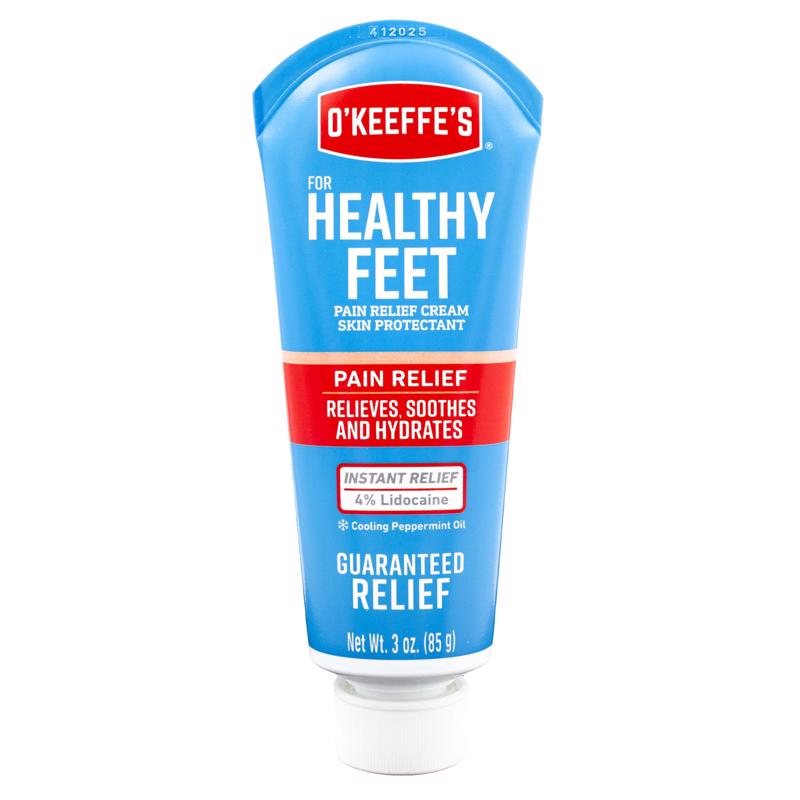 O'Keeffe's Healthy Feet Peppermint Scent Pain Relieving Cream 3 oz 1 pk, Pack of 3