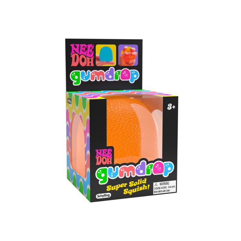 Schylling NeeDoh Gumdrop Squeeze Toy Assorted, Pack of 12
