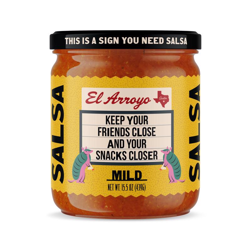 El Arroyo Mild Salsa 15.5 oz Jar, Pack of 6