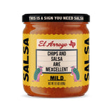 El Arroyo Mild Salsa 15.5 oz Jar, Pack of 6