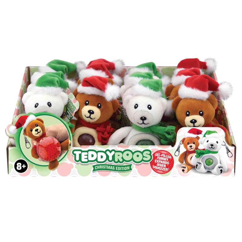 Shawshank LEDz Teddyroos Christmas Teddy Keychain 1 pk, Pack of 12