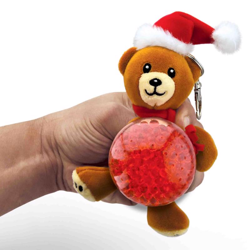 Shawshank LEDz Teddyroos Christmas Teddy Keychain 1 pk, Pack of 12