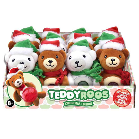 Shawshank LEDz Teddyroos Christmas Teddy 1 pk, Pack of 12