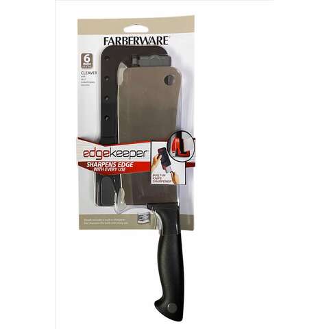 Farberware 6 in. L Stainless Steel Cleaver 2 pc