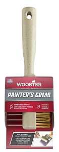 Wooster 1832 Painter's Comb, 1 in L Trim, Brass Trim, Polypropylene Handle