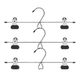 Whitmor 2 in. H X 13 in. W X 4 in. L Steel Black Skirt/Slack Hanger 3 pk