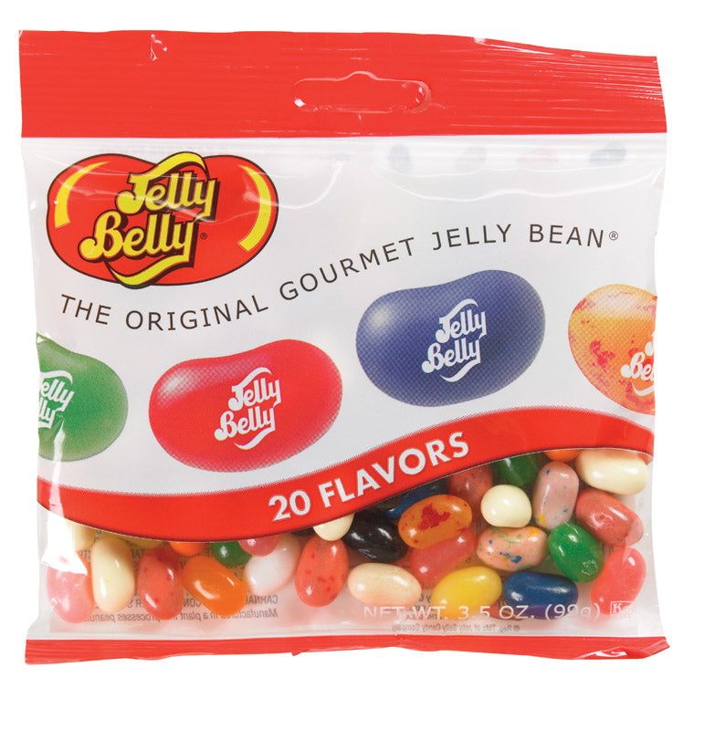 Jelly Belly 20 Flavors Jelly Beans 3.5 oz, Pack of 12