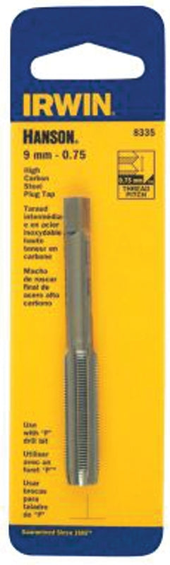 Irwin 8343 Thread Tap, 12 mm- 1.5 Thread, Plug Tap Thread, 4-Flute, HCS