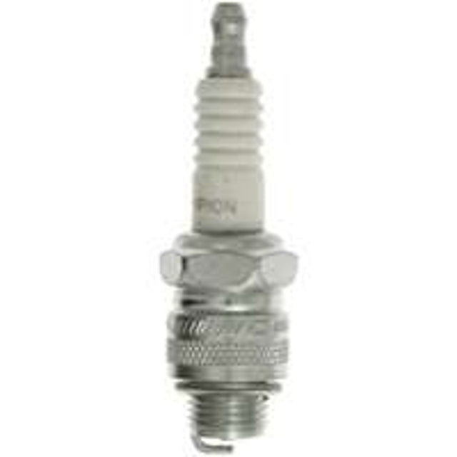 Champion RJ12C Spark Plug, 0.027 to 0.033 in Fill Gap, 0.551 in Thread, 0.813 in Hex, Copper, Pack of 8