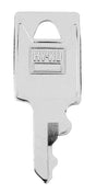 Hy-Ko 11010170S Key Blank, Brass, Nickel-Plated, For: Samsonite 170S Locks, Pack of 10