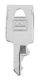 Hy-Ko 1101070S Key Blank, Brass, Nickel-Plated, For: Samsonite 70S Locks, Pack of 10