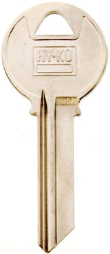 Hy-Ko 11010Y4 Key Blank, Brass, Nickel, For: Yale Cabinet, House Locks and Padlocks, Y1PDM Key Number, Pack of 10