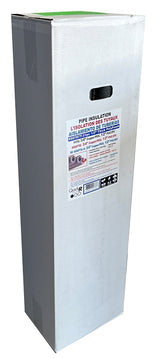 Quick R 50787T Pipe Insulation, 7/8 in ID x 1-7/8 in OD Dia, 46 in L, Poly, Charcoal, 3/4 in Pipe, Pack of 31