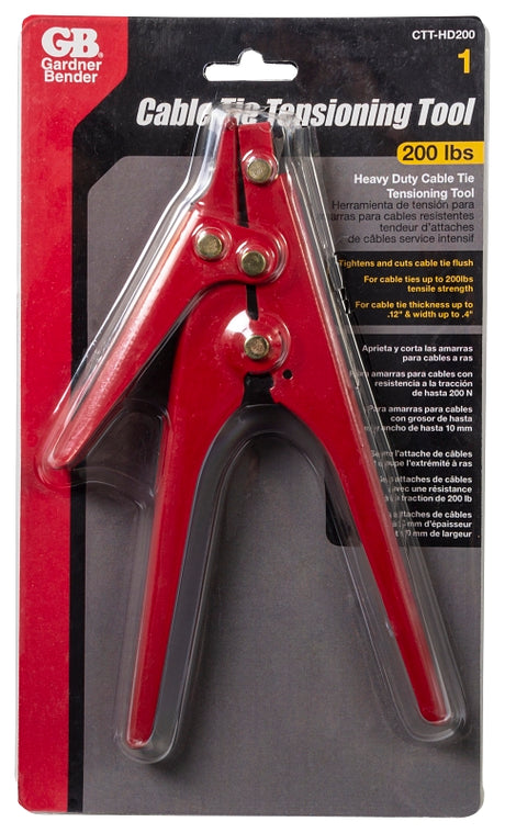 Gardner Bender CTT-HD200 Cable Tie Tensioning Tool, Red