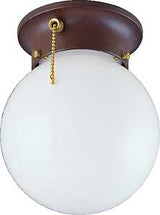 Boston Harbor F30153375 Ceiling Light Fixture, 0.5 A, 120 V, 60 W, 1-Lamp, A19 or CFL Lamp, Metal Fixture