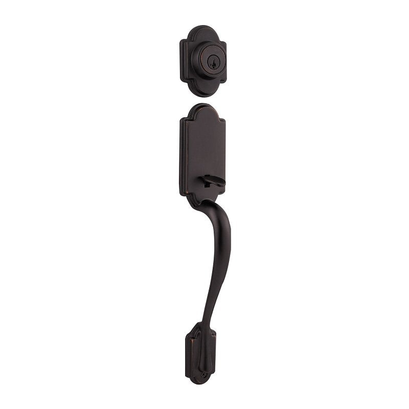 Kwikset Signature Series 800AN LIP 11P SMT 6AL Exterior Handleset, Arlington Design, Venetian Bronze, 1 Grade, Zinc