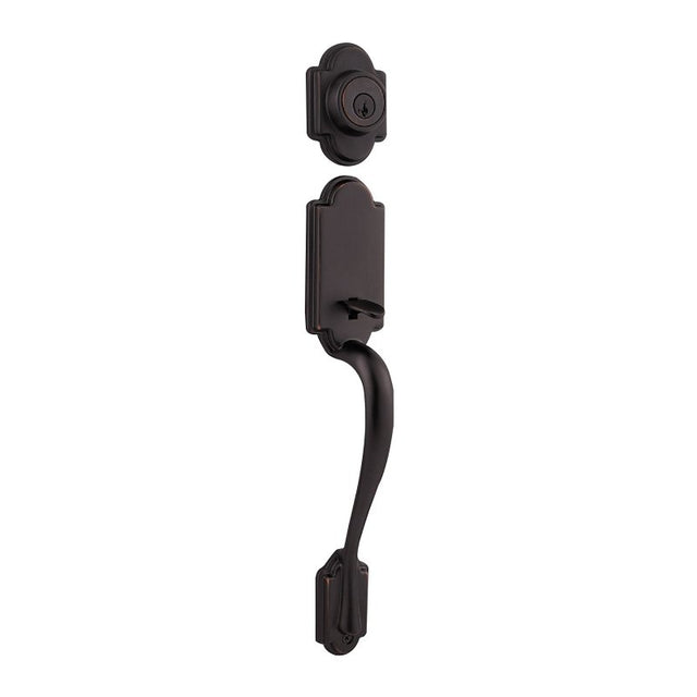Kwikset Signature Series 800AN LIP 11P SMT 6AL Exterior Handleset, Arlington Design, Venetian Bronze, 1 Grade, Zinc