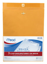 Mead 10 in. W X 13 in. L Other Brown Envelopes 3 pk, Pack of 12