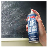 Chase Products Santa Clear Ice Crystal Window Decoration, Pack of 12